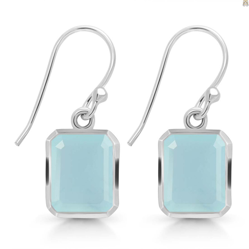 Blue Chalcedony Earring BLX-RDE-705.