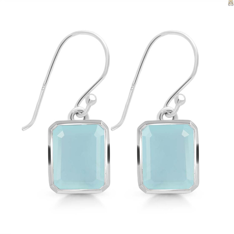 Blue Chalcedony Earring BLX-RDE-711.