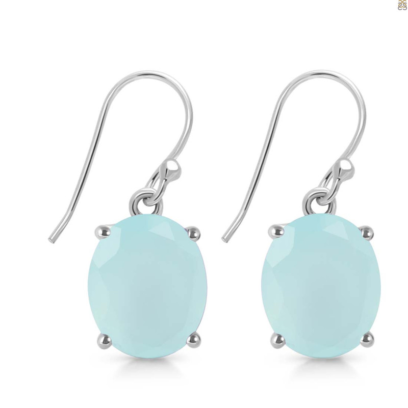 Blue Chalcedony Earring BLX-RDE-868.