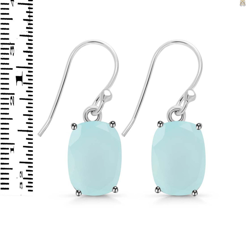 Blue Chalcedony Earring BLX-RDE-978.