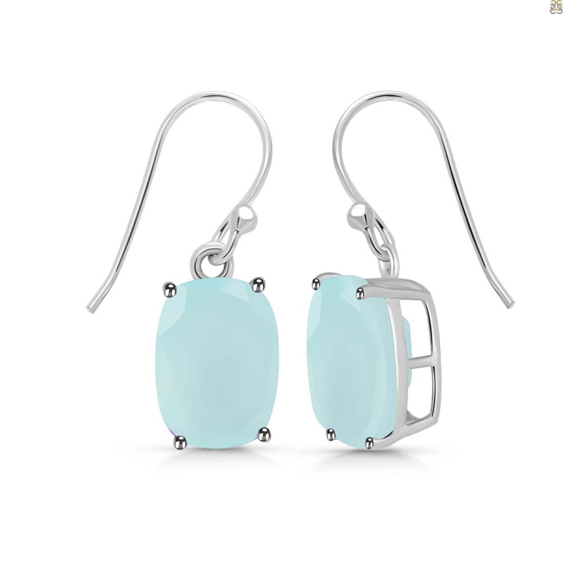 Blue Chalcedony Earring