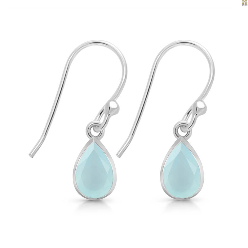 Blue Chalcedony Earring BLX-RDE-995.