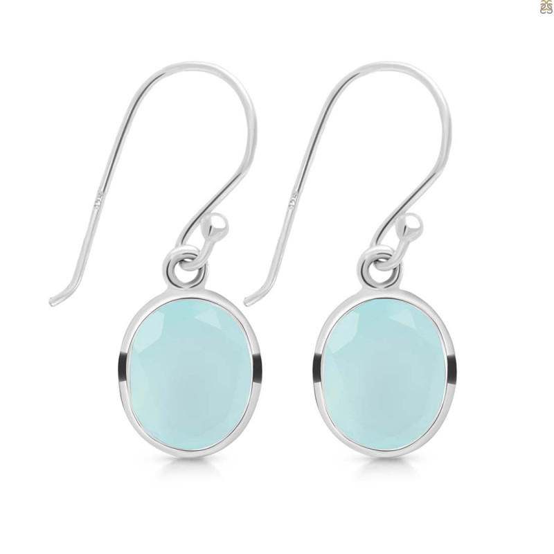 Blue Chalcedony Earring BLX-RDE-997.