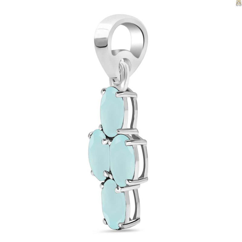 Blue Chalcedony Pendant