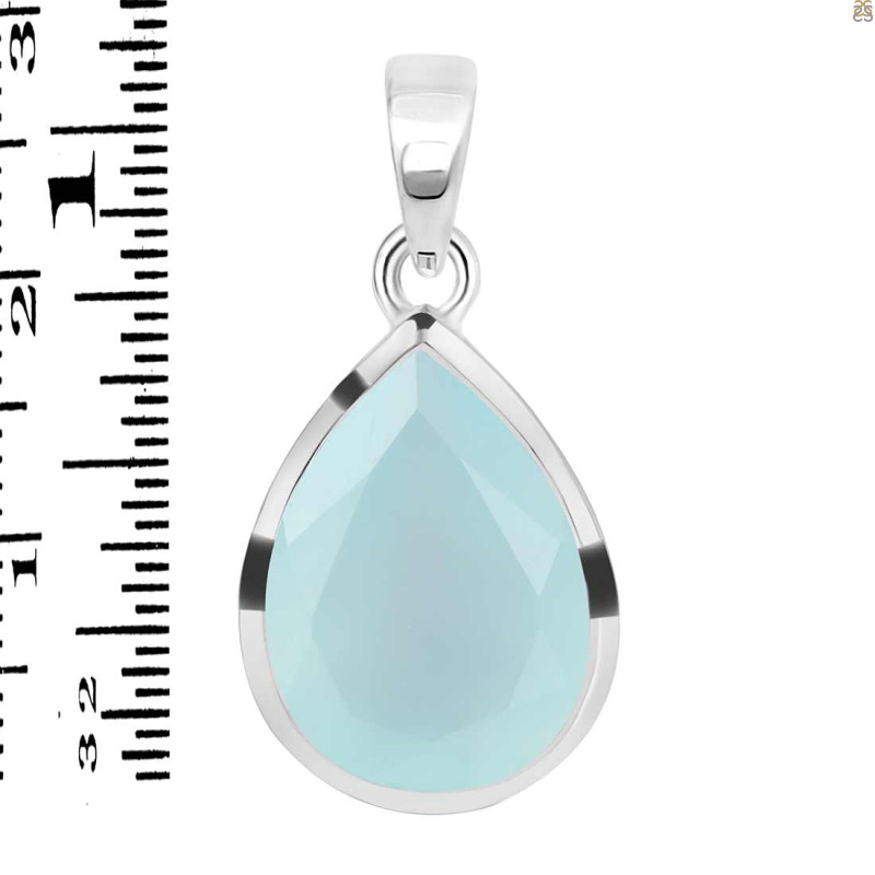 Blue Chalcedony Pendant BLX-RDP-454.