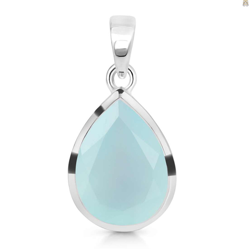 Blue Chalcedony Pendant BLX-RDP-454.
