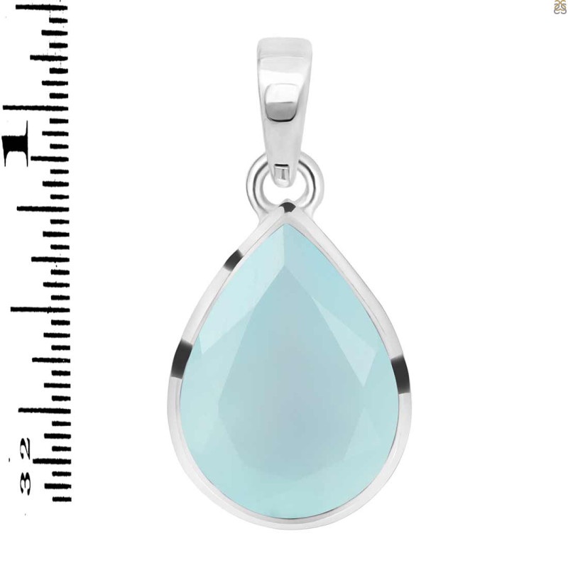 Blue Chalcedony Pendant BLX-RDP-455.