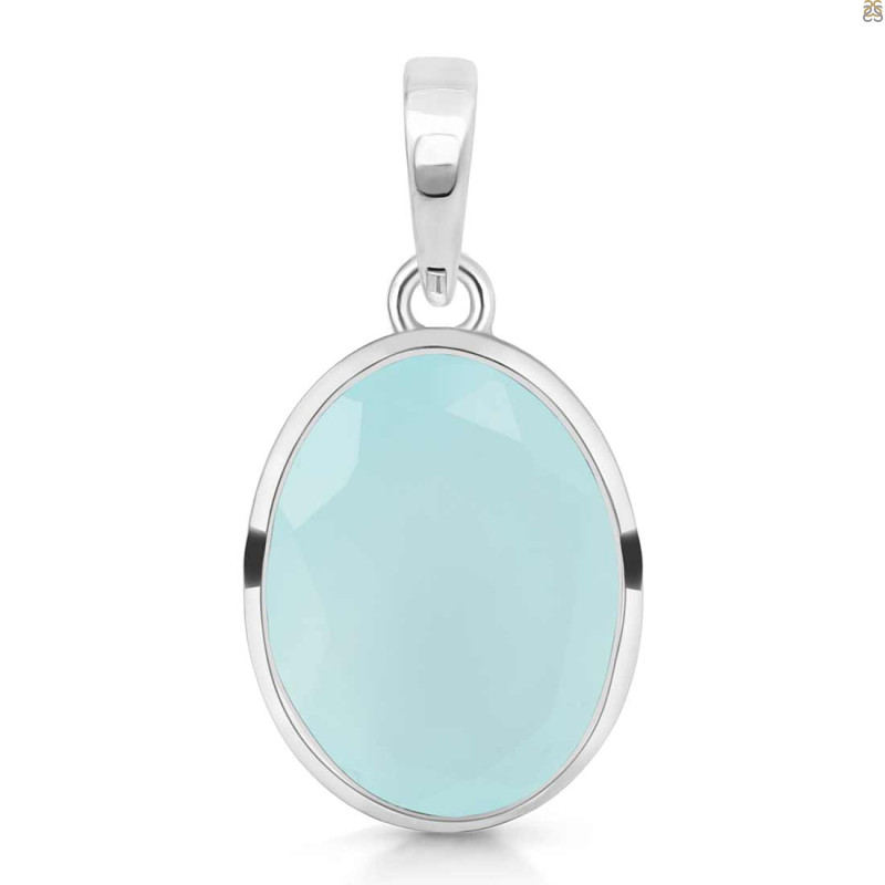 Blue Chalcedony Pendant BLX-RDP-458.