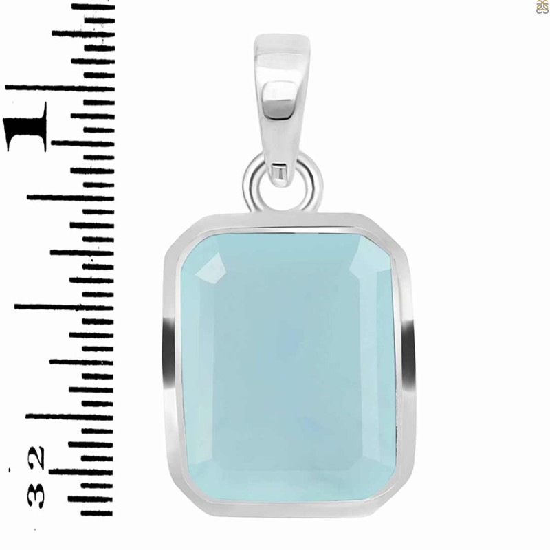 Blue Chalcedony Pendant BLX-RDP-461.
