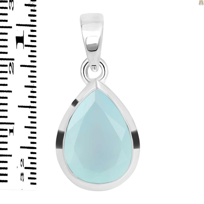 Blue Chalcedony Pendant BLX-RDP-463.