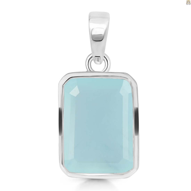 Blue Chalcedony Pendant BLX-RDP-465.