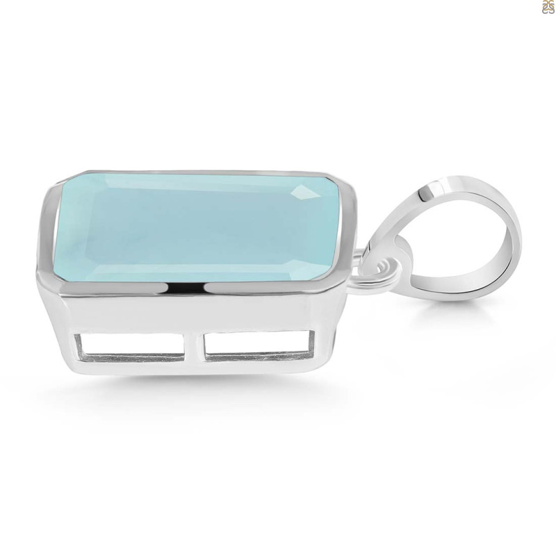 Blue Chalcedony Pendant