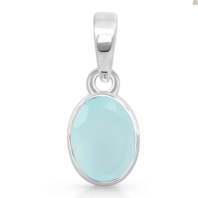 Blue Chalcedony Pendant BLX-RDP-469.