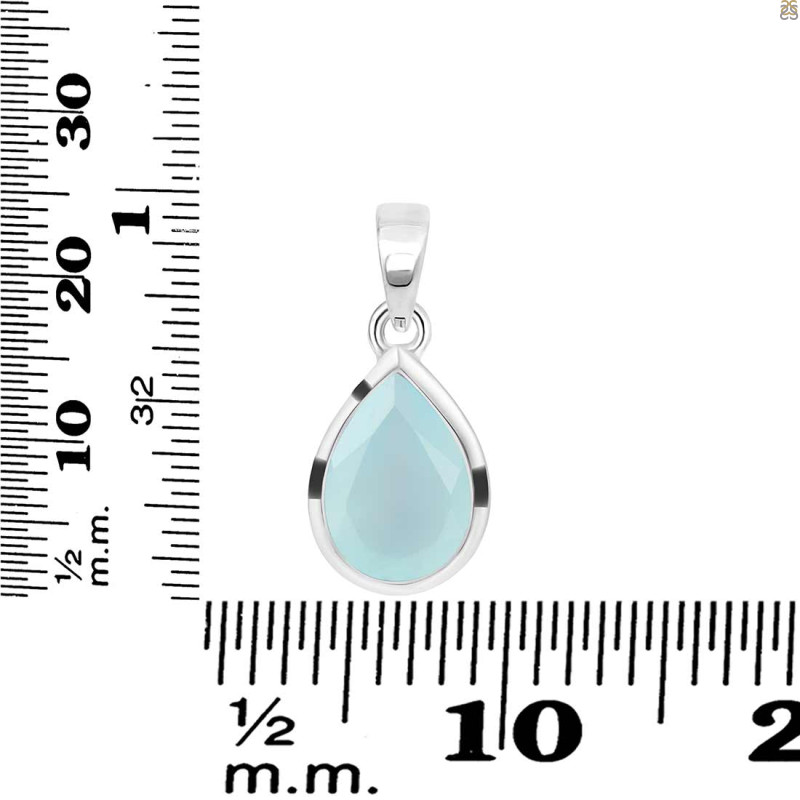 Blue Chalcedony Pendant BLX-RDP-470.