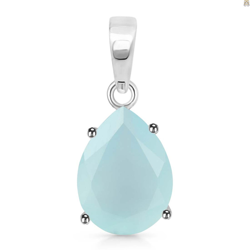 Blue Chalcedony Pendant BLX-RDP-481.