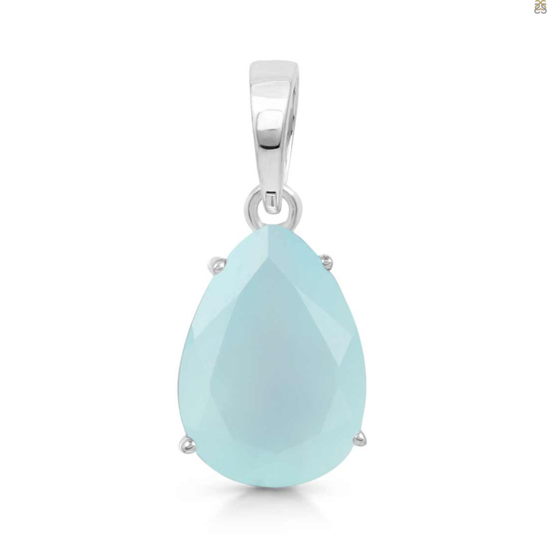 Blue Chalcedony Pendant BLX-RDP-483.
