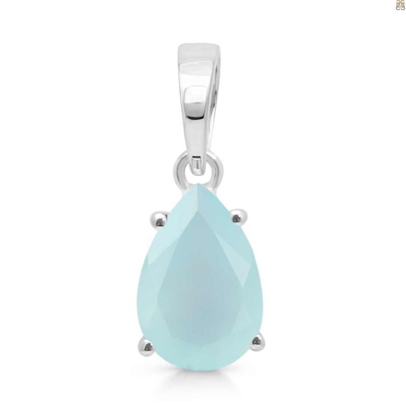 Blue Chalcedony Pendant BLX-RDP-484.