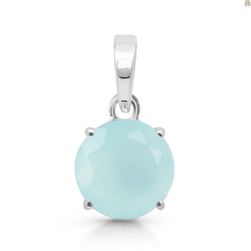 Blue Chalcedony Pendant BLX-RDP-485.