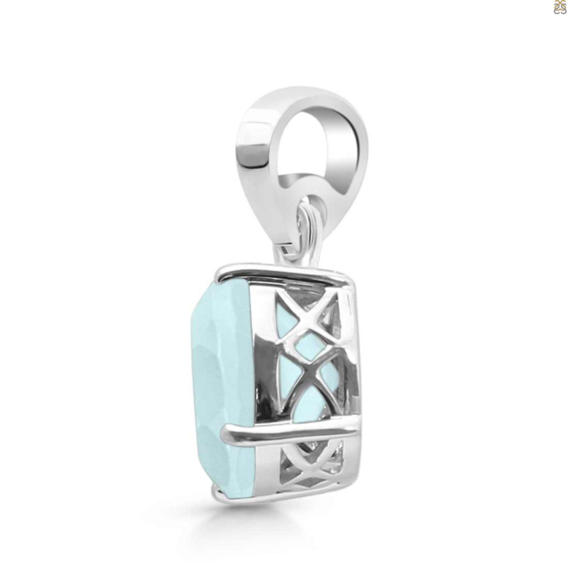 Blue Chalcedony Pendant