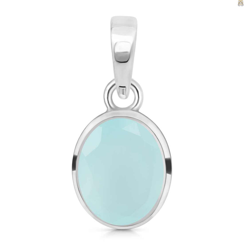 Blue Chalcedony Pendant BLX-RDP-734.