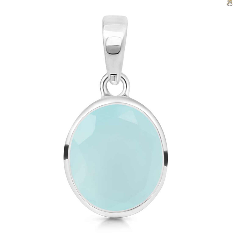 Blue Chalcedony Pendant BLX-RDP-737.
