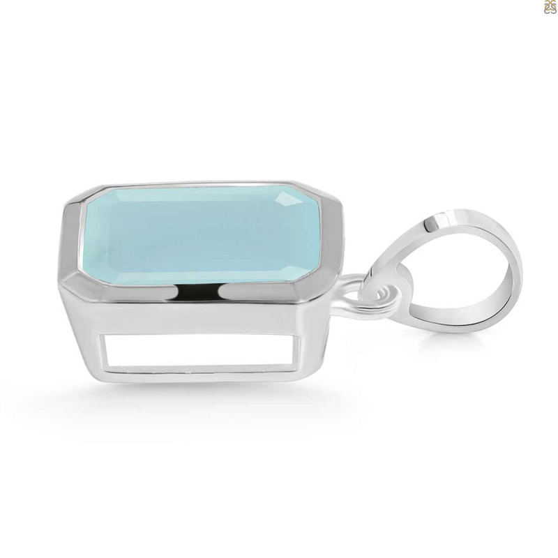 Blue Chalcedony Pendant