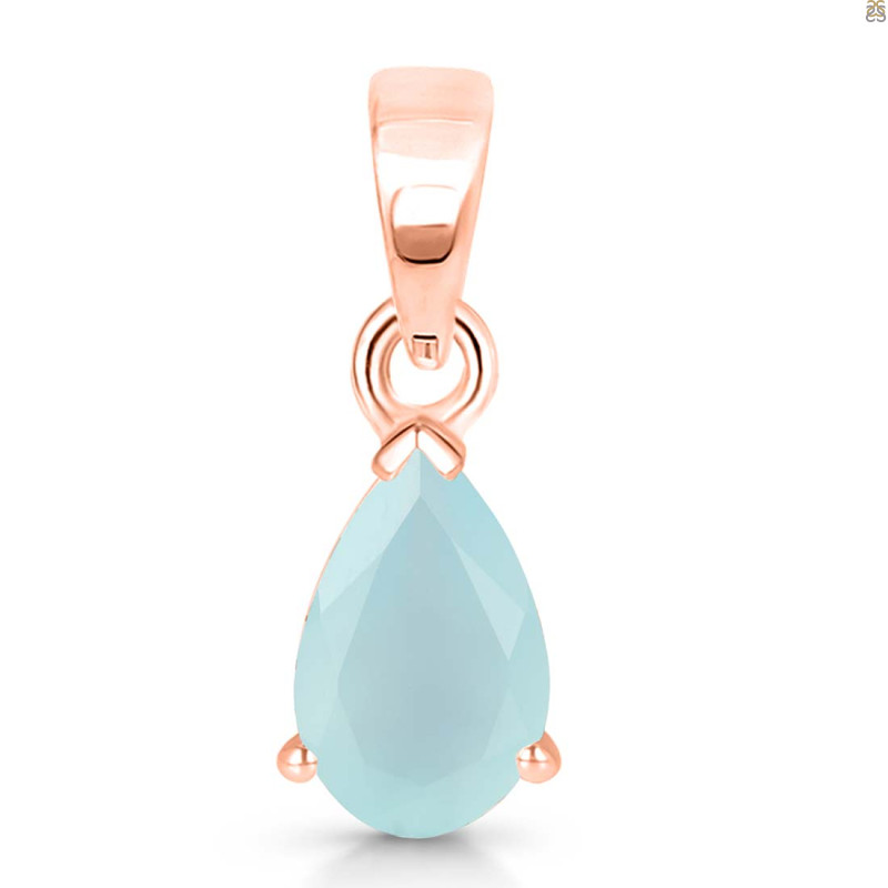 Blue Chalcedony Pendant BLX-RDP-757.