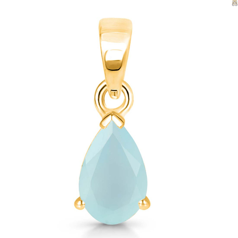Blue Chalcedony Pendant BLX-RDP-757.