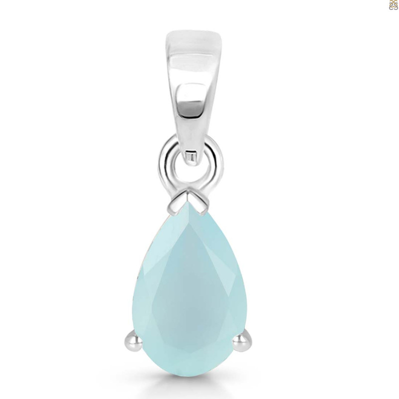 Blue Chalcedony Pendant BLX-RDP-757.