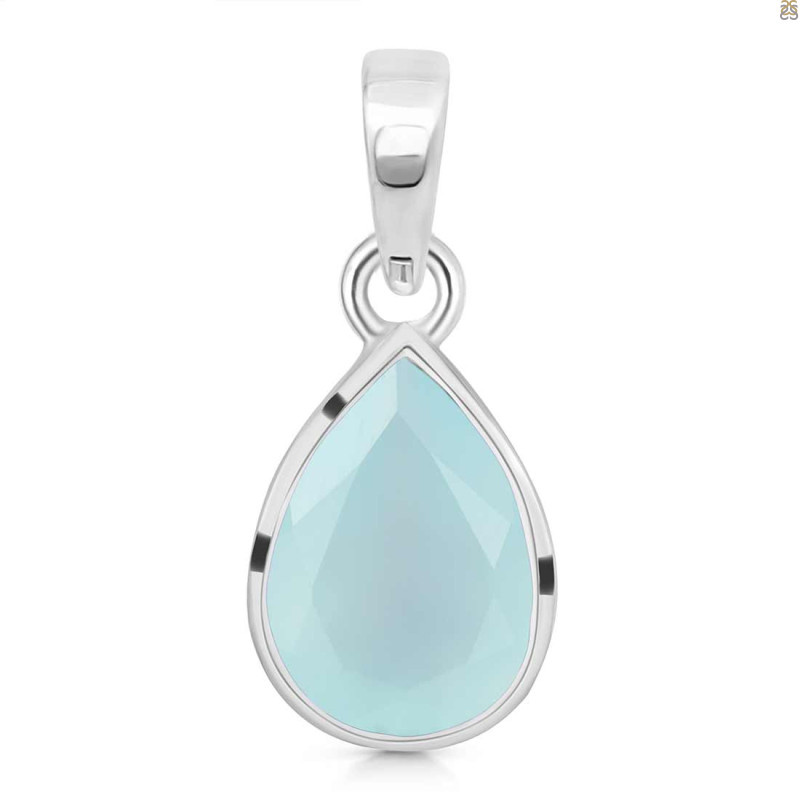 Blue Chalcedony Pendant BLX-RDP-790.