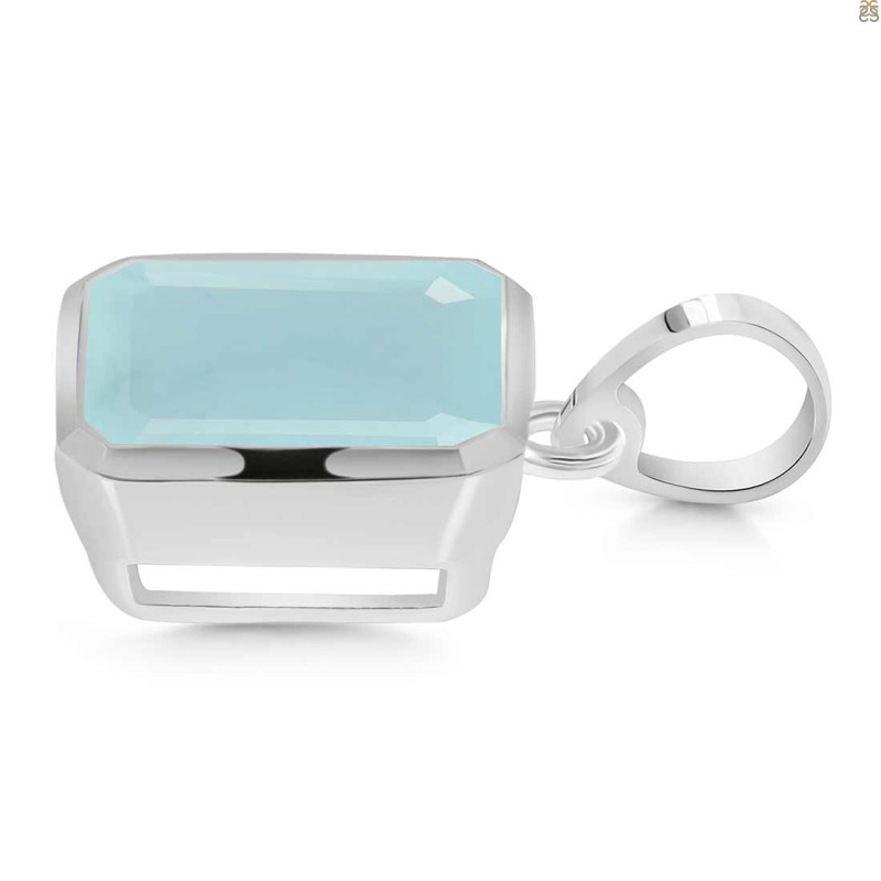 Blue Chalcedony Pendant