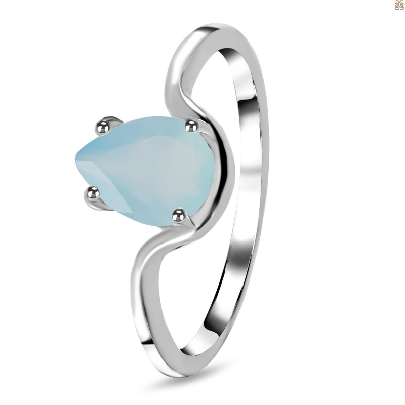 Blue Chalcedony Ring