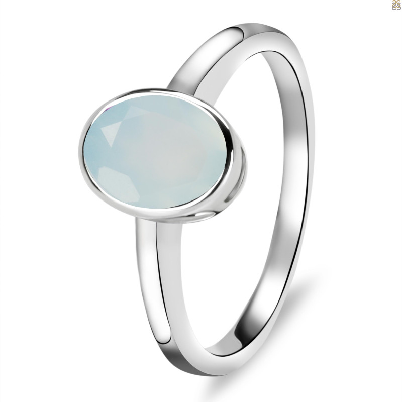 Blue Chalcedony Ring