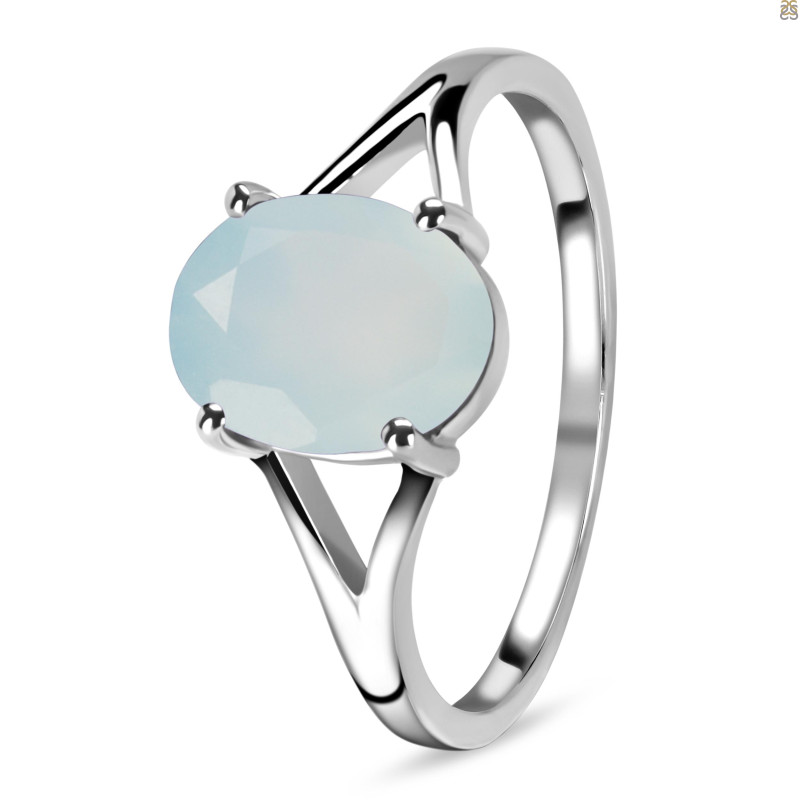 Blue Chalcedony Ring