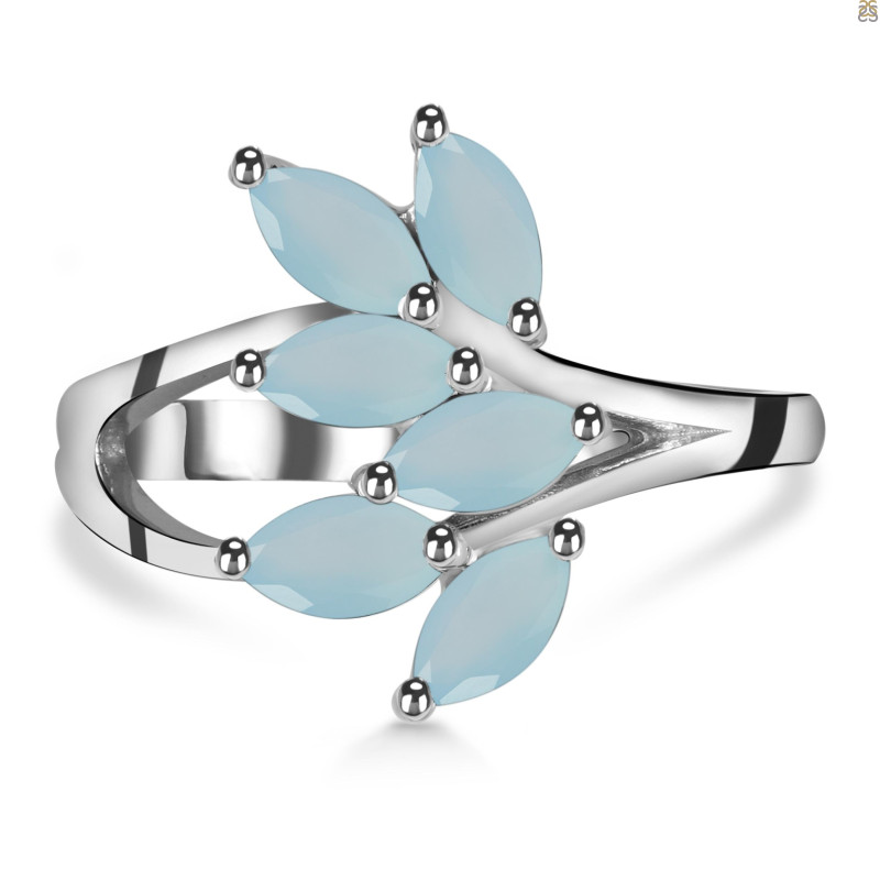 Blue Chalcedony Ring BLX-RDR-2066.