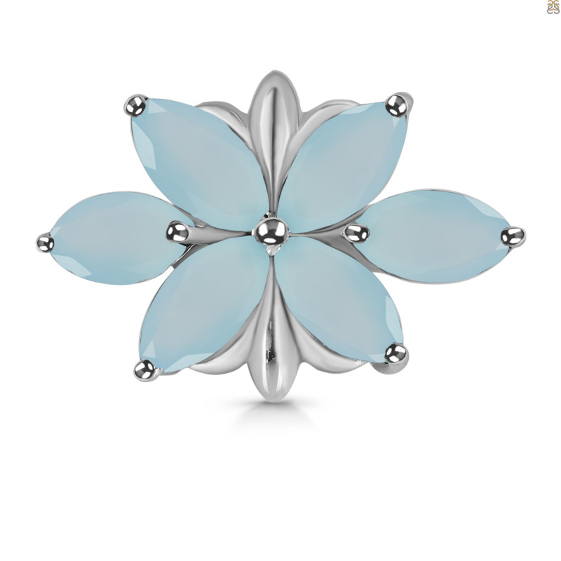 Blue Chalcedony Ring BLX-RDR-2067.