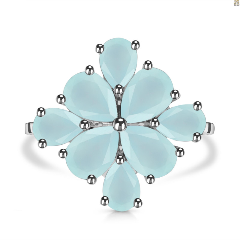 Blue Chalcedony Ring BLX-RDR-2088.