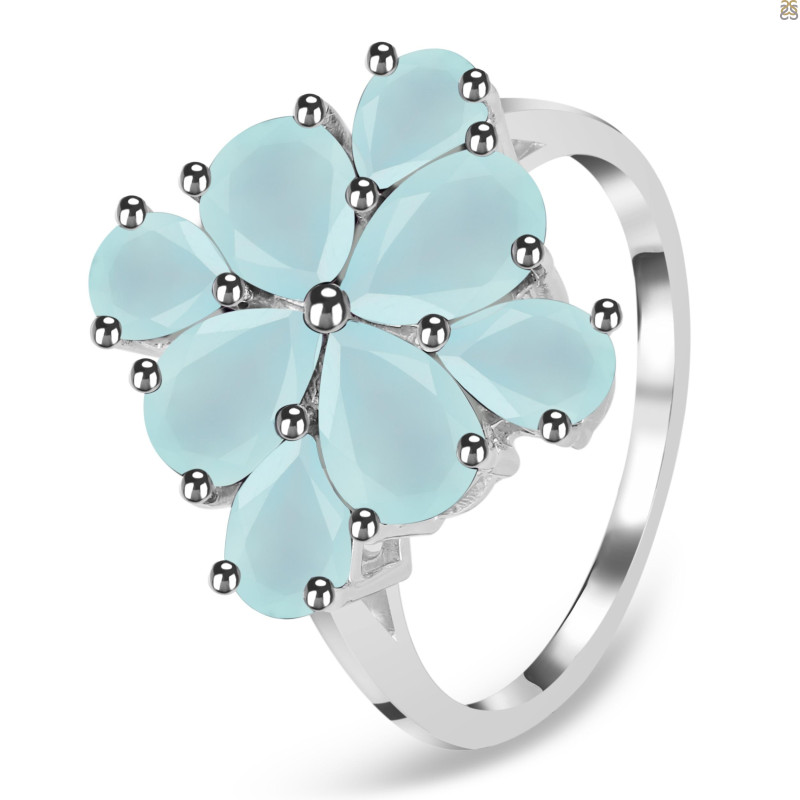 Blue Chalcedony Ring