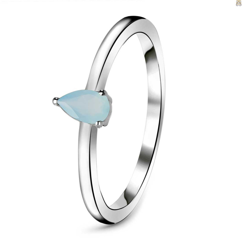 Blue Chalcedony Ring BLX-RDR-2530.