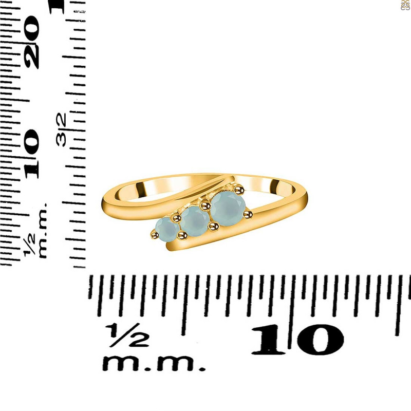 Blue Chalcedony Ring BLX-RDR-2588.
