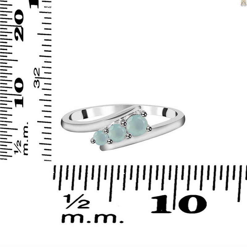 Blue Chalcedony Ring BLX-RDR-2588.