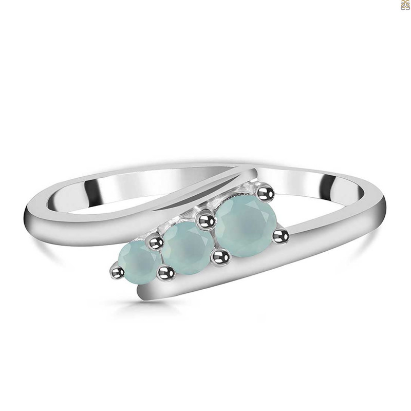Blue Chalcedony Ring BLX-RDR-2588.