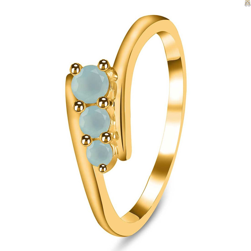 Blue Chalcedony Ring BLX-RDR-2588.