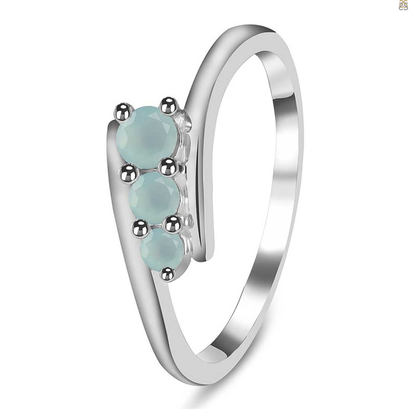 Blue Chalcedony Ring BLX-RDR-2588.
