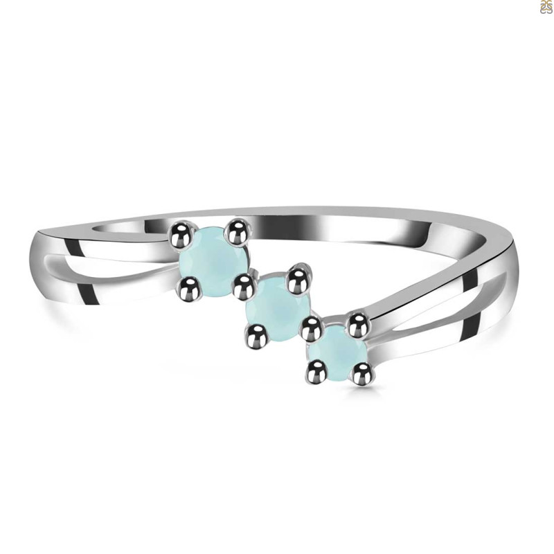 Blue Chalcedony Ring BLX-RDR-2625.