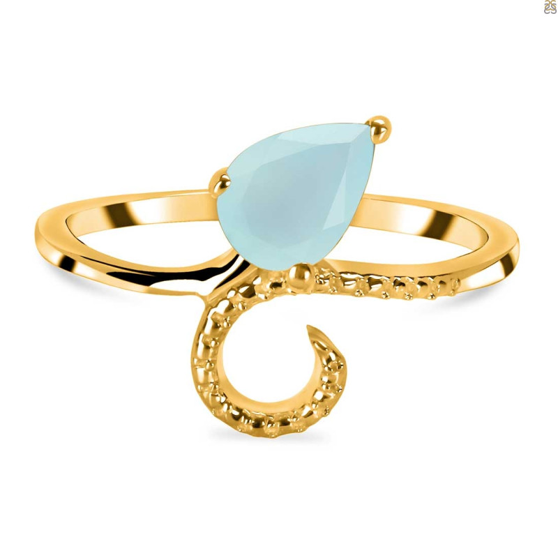 Blue Chalcedony Ring BLX-RDR-3.