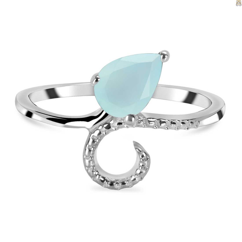 Blue Chalcedony Ring BLX-RDR-3.