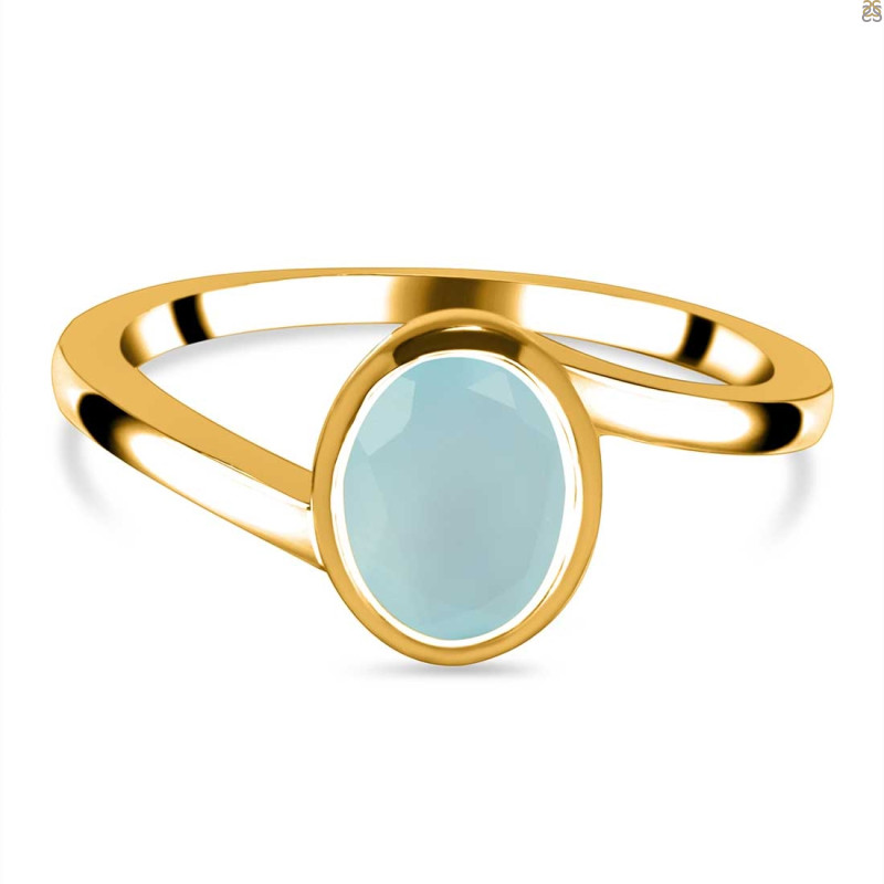 Blue Chalcedony Ring BLX-RDR-34.