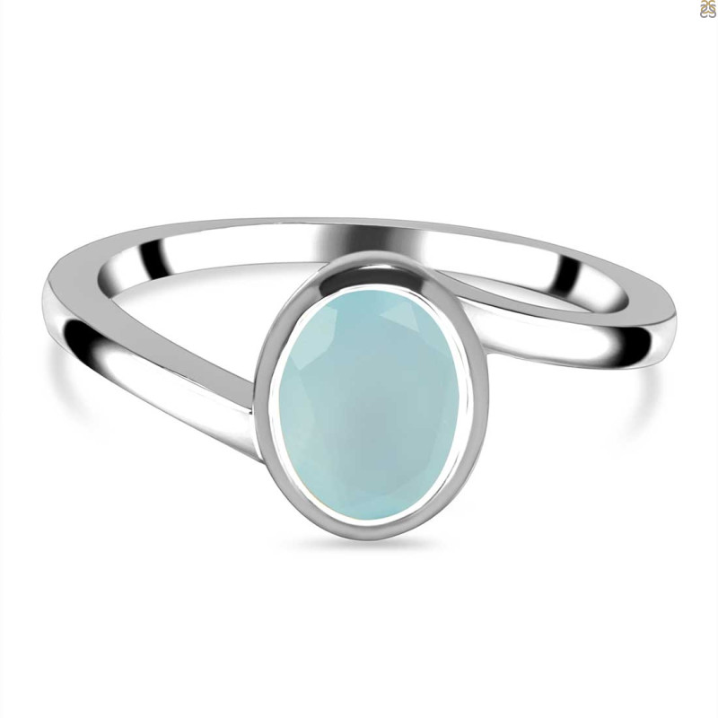 Blue Chalcedony Ring BLX-RDR-34.