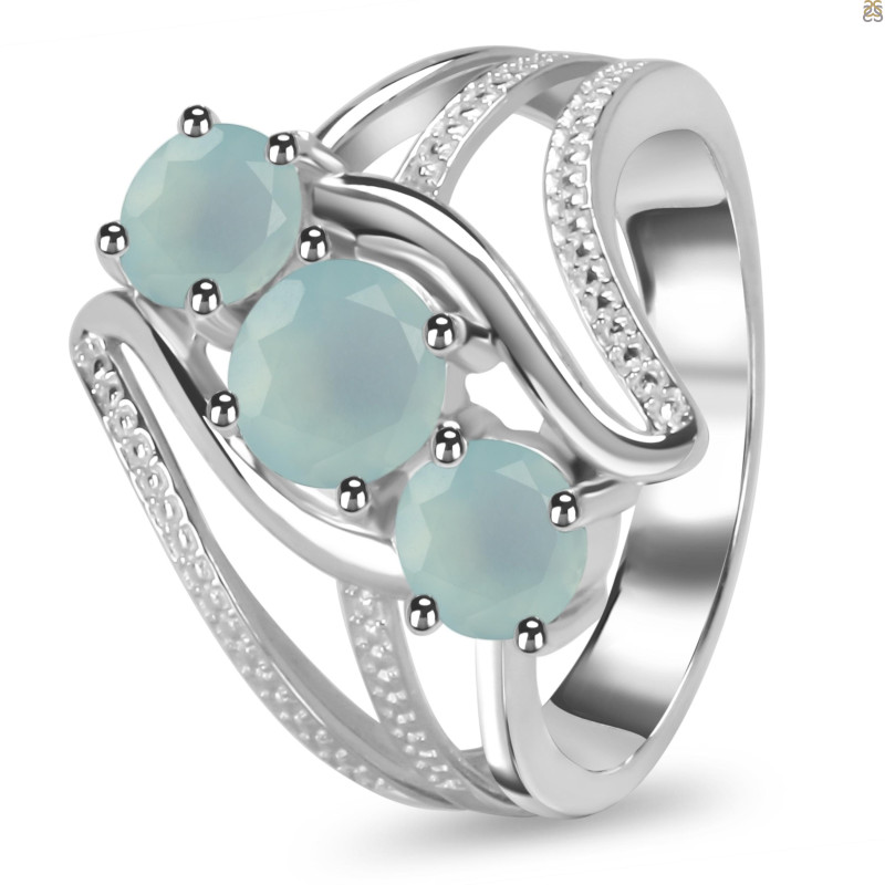 Blue Chalcedony Ring